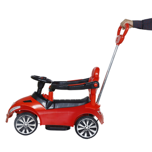 ماشین کودک بی بی ماک طرح آلفا رومئو قرمز-مشکی مدل ZV-10 -اسباب بازی